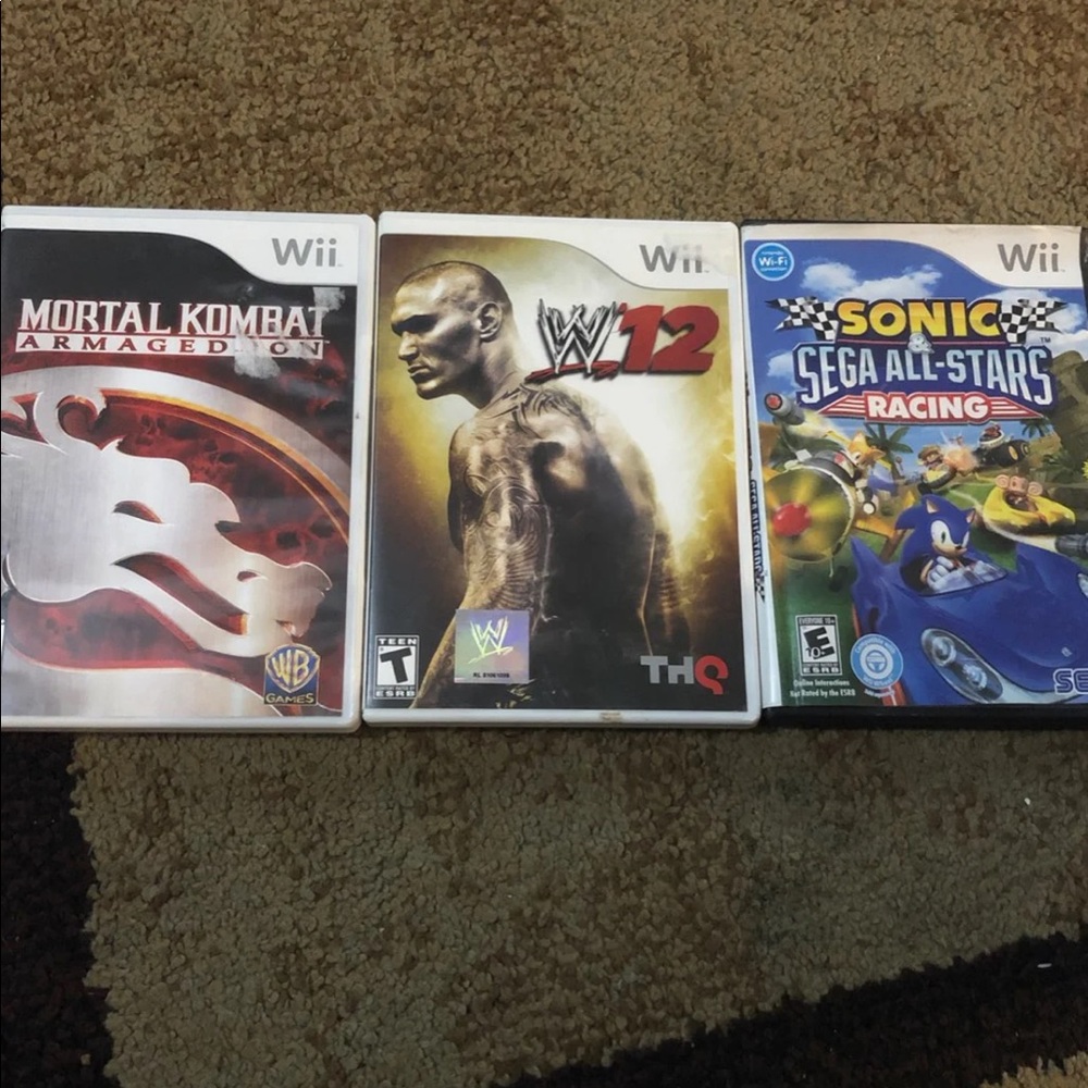 Nintendo Wii games bundle 3